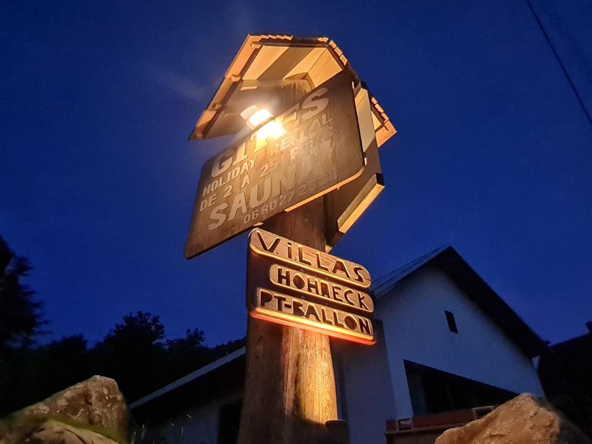 Locations Des 3 Sommets Avec Sauna Et Spa En Alsace Sondernach Exterior foto