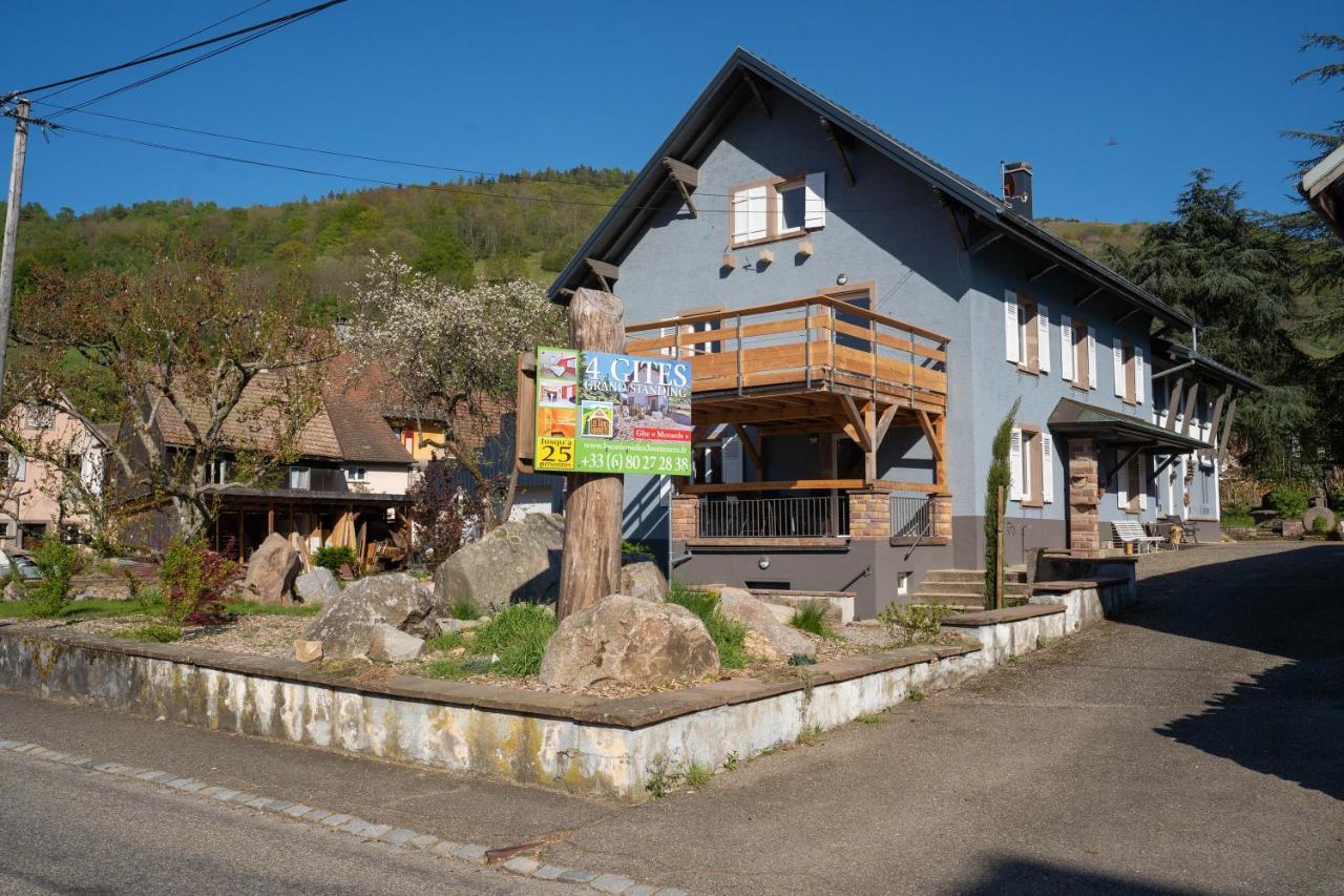 Locations Des 3 Sommets Avec Sauna Et Spa En Alsace Sondernach Exterior foto