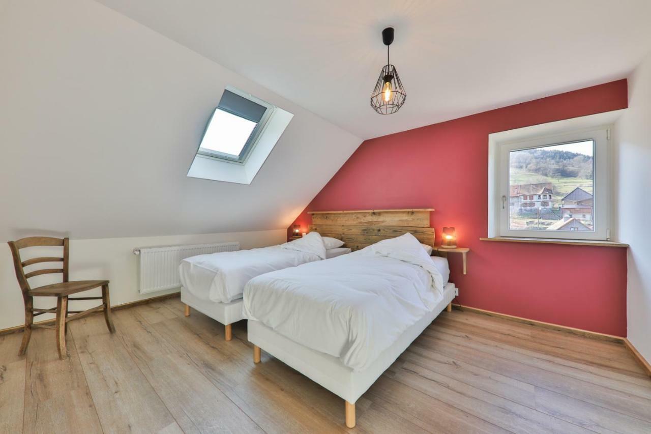 Locations Des 3 Sommets Avec Sauna Et Spa En Alsace Sondernach Exterior foto